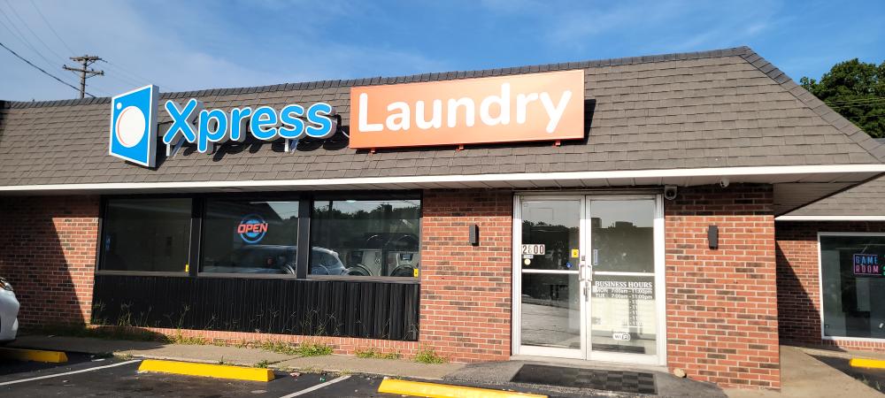 Outside View of Xpress Laundry Hannibal Missouri